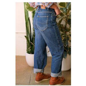 LEE Vintage Modern High Rise Relaxed Straight Leg Stovepipe Jeans Size 29